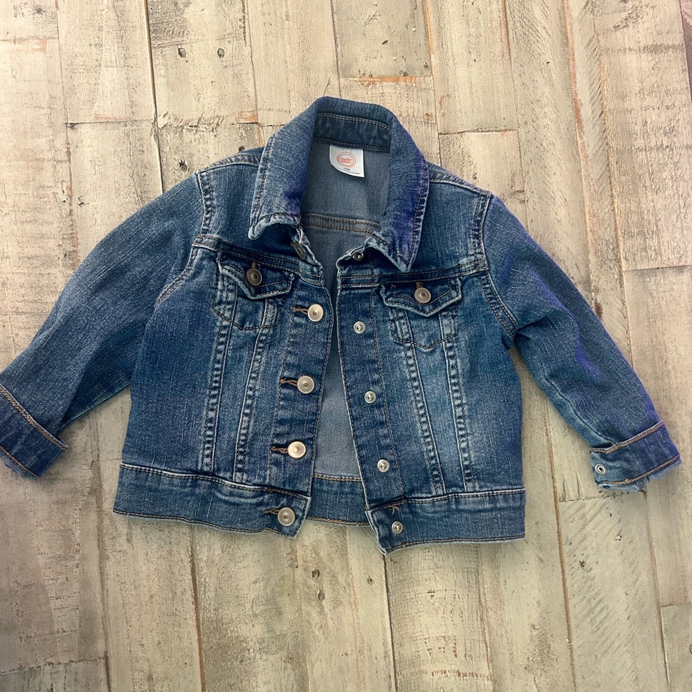 Wonder Nation Dark Blue Kids Jean Jacket